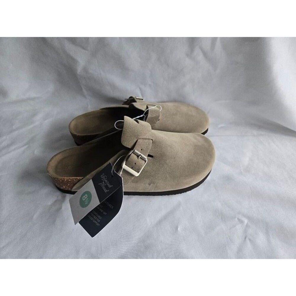 Universal Thread Betsey Faux Suede Mules - Slip on Shoes - Womens 8.5 NEW